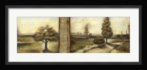 Framed Medium Misty Sunrise II Print