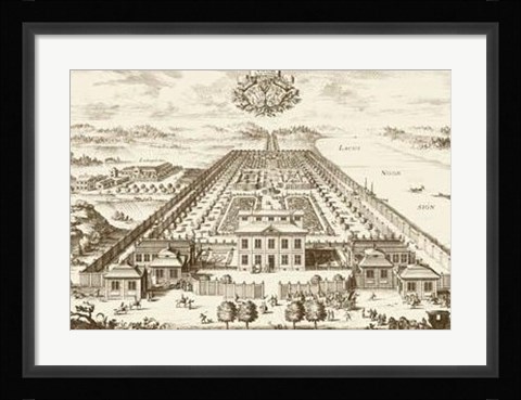 Framed Sepia Noor From East Print