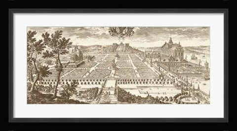 Framed Sepia Jacob's Dahl Print