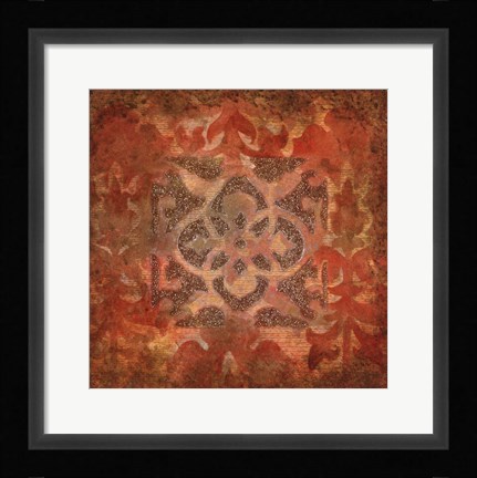 Framed Rouge Nouveau I Print