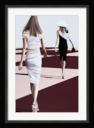 Framed Game of Chess Print