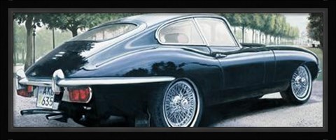 Framed British Black Print