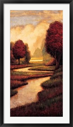 Framed Waterside II Print