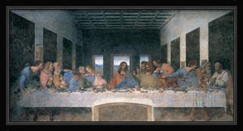 Framed Last Supper Print