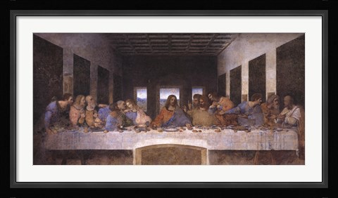 Framed Last Supper Print