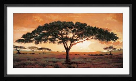 Framed Memories Of Masai Mara Print