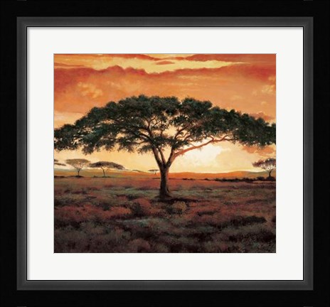 Framed Masai Tree Print