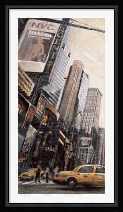 Framed Times Square I Print