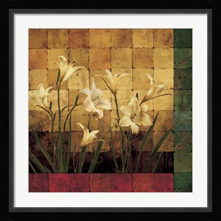 Framed Lily Garden Print
