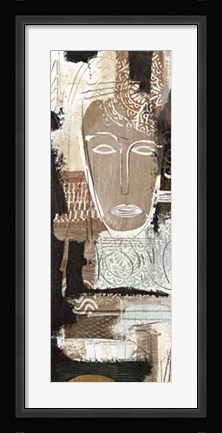 Framed Ethnic Panel I Print
