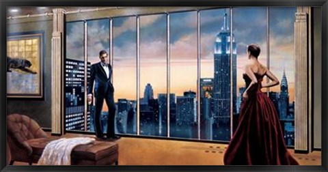 Framed Evening Romance Print