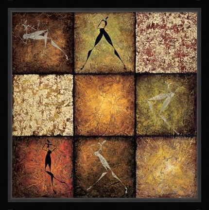 Framed L'anima Di Fronte I Print