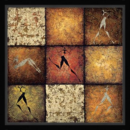 Framed L'anima Di Fronte II Print