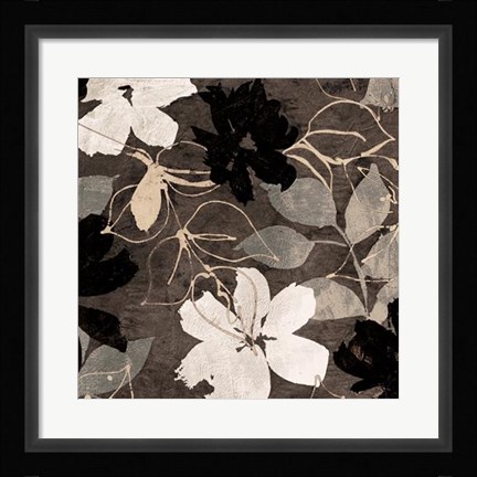 Framed Fleurs IV Print