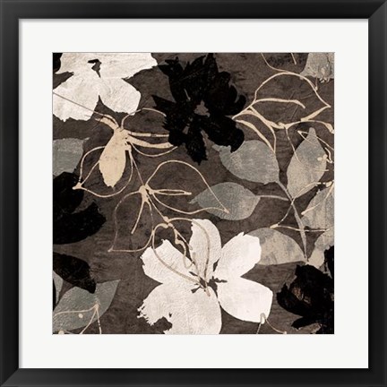 Framed Fleurs IV Print