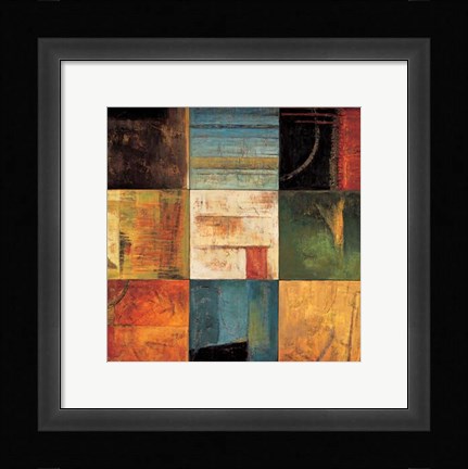 Framed Diversified II Print