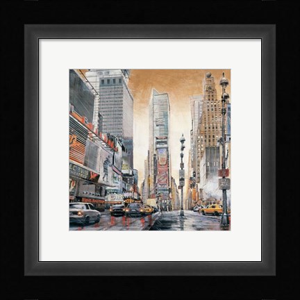 Framed Crossroads (Times Square) Print
