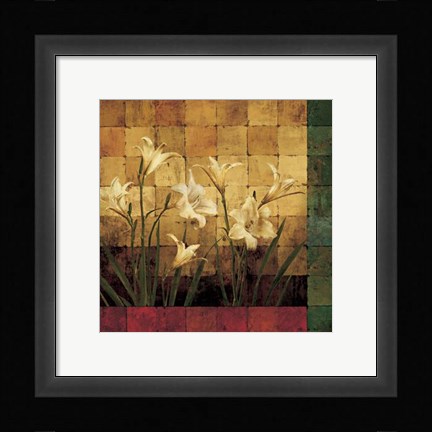 Framed Lily Garden Print