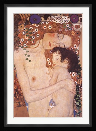 Framed Three Ages of Woman - Mother and Child, c.1905 (detail) Print