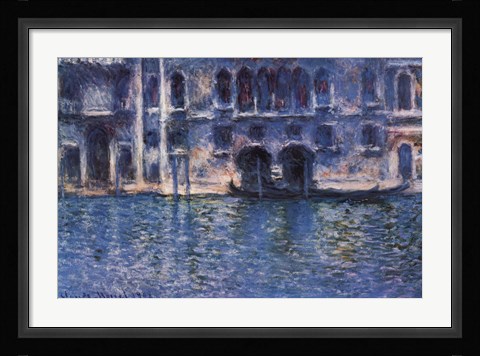 Framed Venice Palazza Da Mula Print