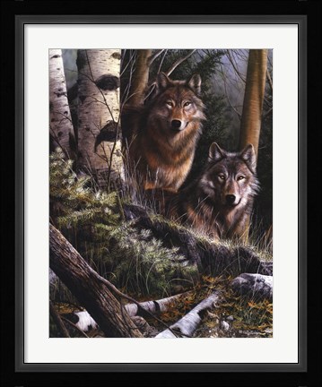 Framed Watchful Eyes Print