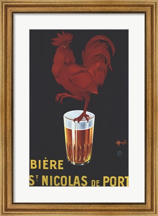 Framed Biere St. Nicolas De Port Print