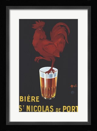 Framed Biere St. Nicolas De Port Print