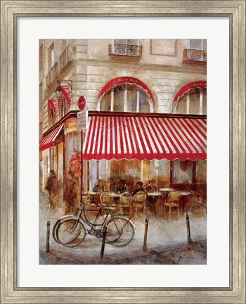 Framed Cafe De Paris II Print