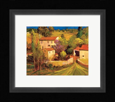 Framed La Femme en Provence Print
