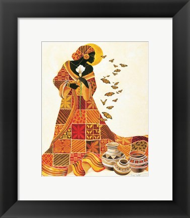 Framed Soul's Flight Print