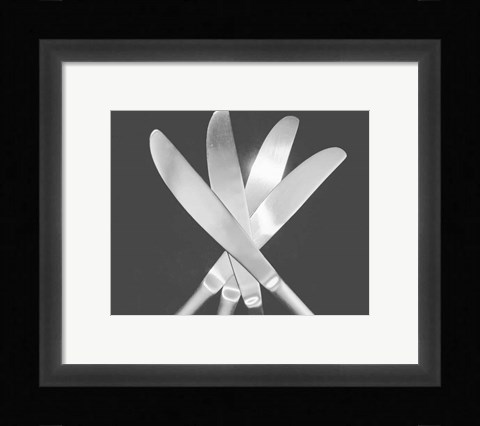 Framed Knives Print