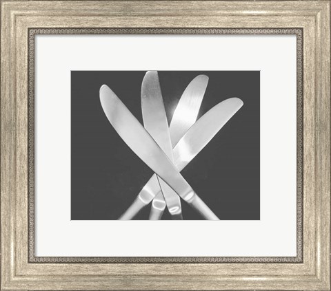 Framed Knives Print