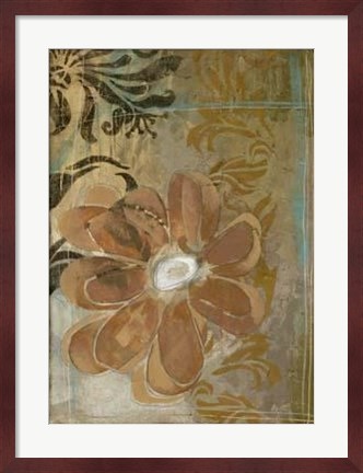 Framed Floral Abstraction II Print