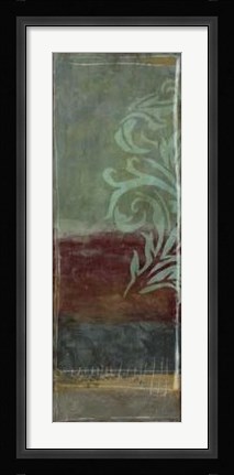 Framed Lush Filigree VI Print