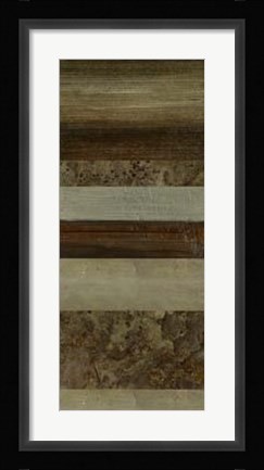 Framed Abstract Slate I Print