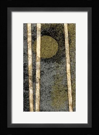 Framed Metallic Moonlight I Print