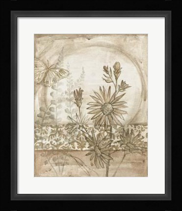 Framed Twilight Meadow II Print