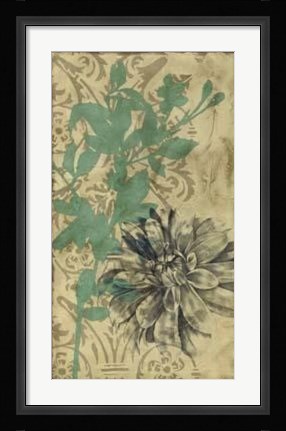 Framed Tandem Blooms I Print