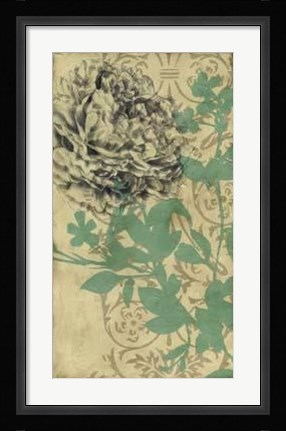 Framed Tandem Blooms II Print