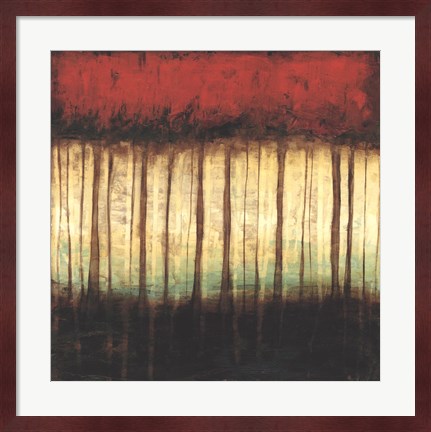Framed Autumnal Abstract II Print