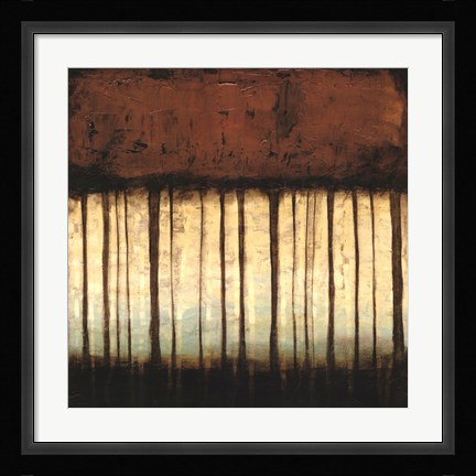 Framed Autumnal Abstract III Print