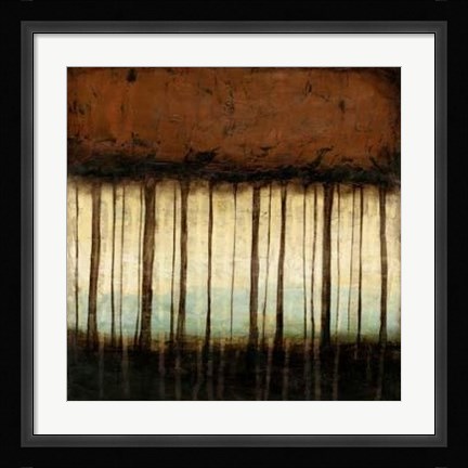 Framed Autumnal Abstract IV Print