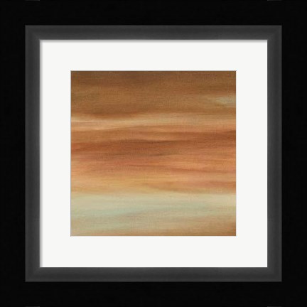 Framed Coastal Vista I Print