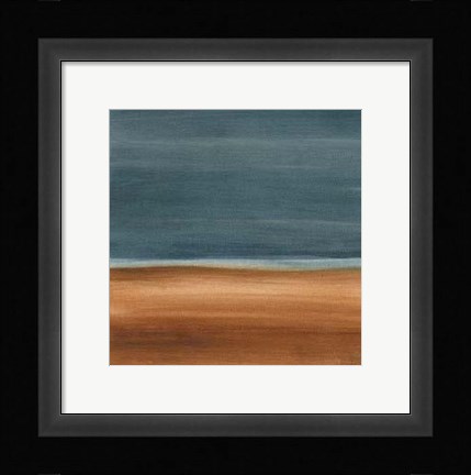 Framed Coastal Vista VII Print