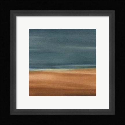 Framed Coastal Vista VIII Print