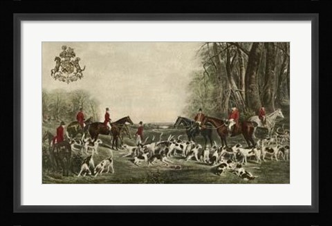 Framed Meet At Blagdon Print