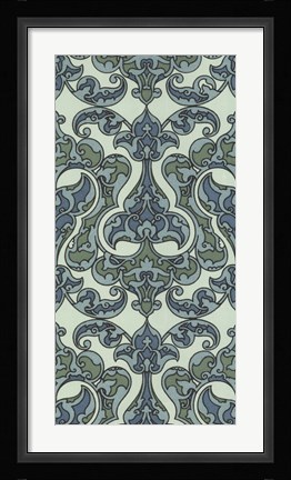 Framed Mediterranean Panel II Print