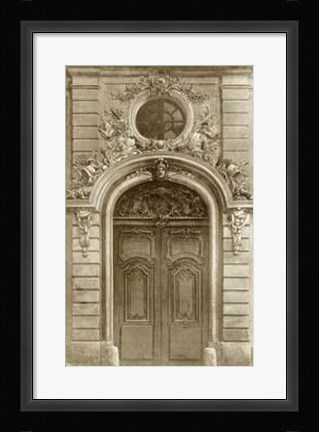 Framed Ornamental Door I Print
