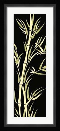 Framed Asian Bamboo Panel I Print