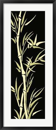 Framed Asian Bamboo Panel II Print